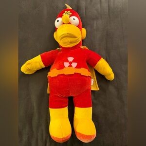 2006 Radioactive Homer Simpson Plush Toy The Simpson